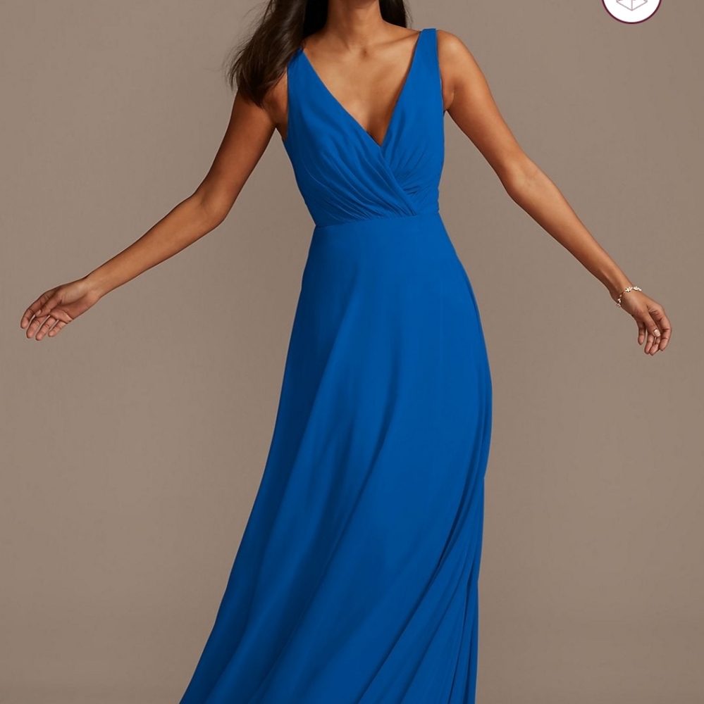 David's Bridal Horizon Bridesmaid Dress